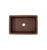 Thompson Traders KSA-3322AH Lucca Renovation Kitchen Farm House Apron Front Single Bowl Hand Hammered Antique Copper