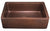 Thompson Traders KSA-3322AH Lucca Renovation Kitchen Farm House Apron Front Single Bowl Hand Hammered Antique Copper