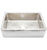 Thompson Traders KSA-3322HSS Quiroga Hammered Stainless Rectangular Hand Hammered Stainless Kitchen Sink  Stainless Steel