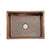 Premier 25" Copper Kitchen Dual Mount Single Basin Sink KSDB25199