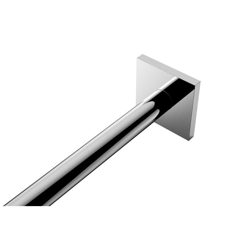 Kartners KSR-SQ-5SS Straight Shower Rod 5 Feet (60" ) Square Ends - Parent