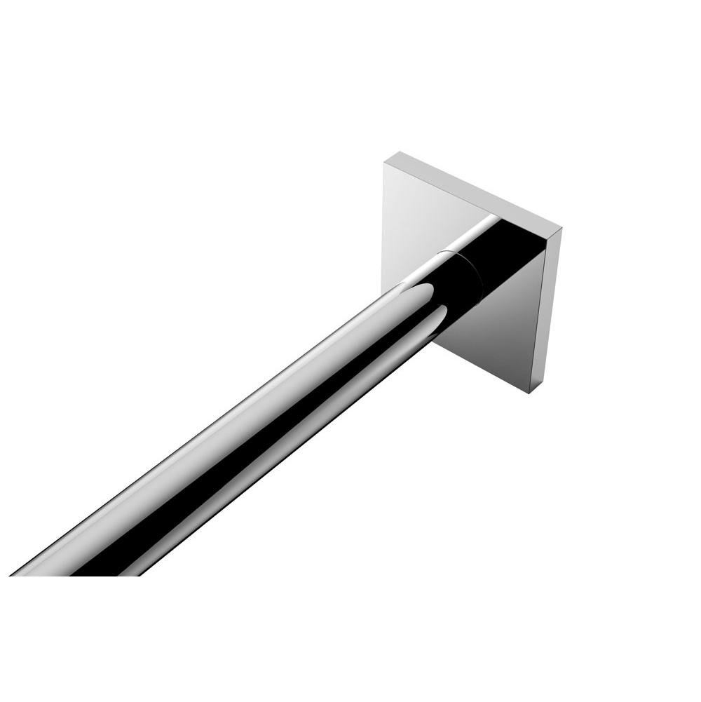 Kartners KSR-SQ-5SS Straight Shower Rod 5 Feet (60" ) Square Ends - Parent