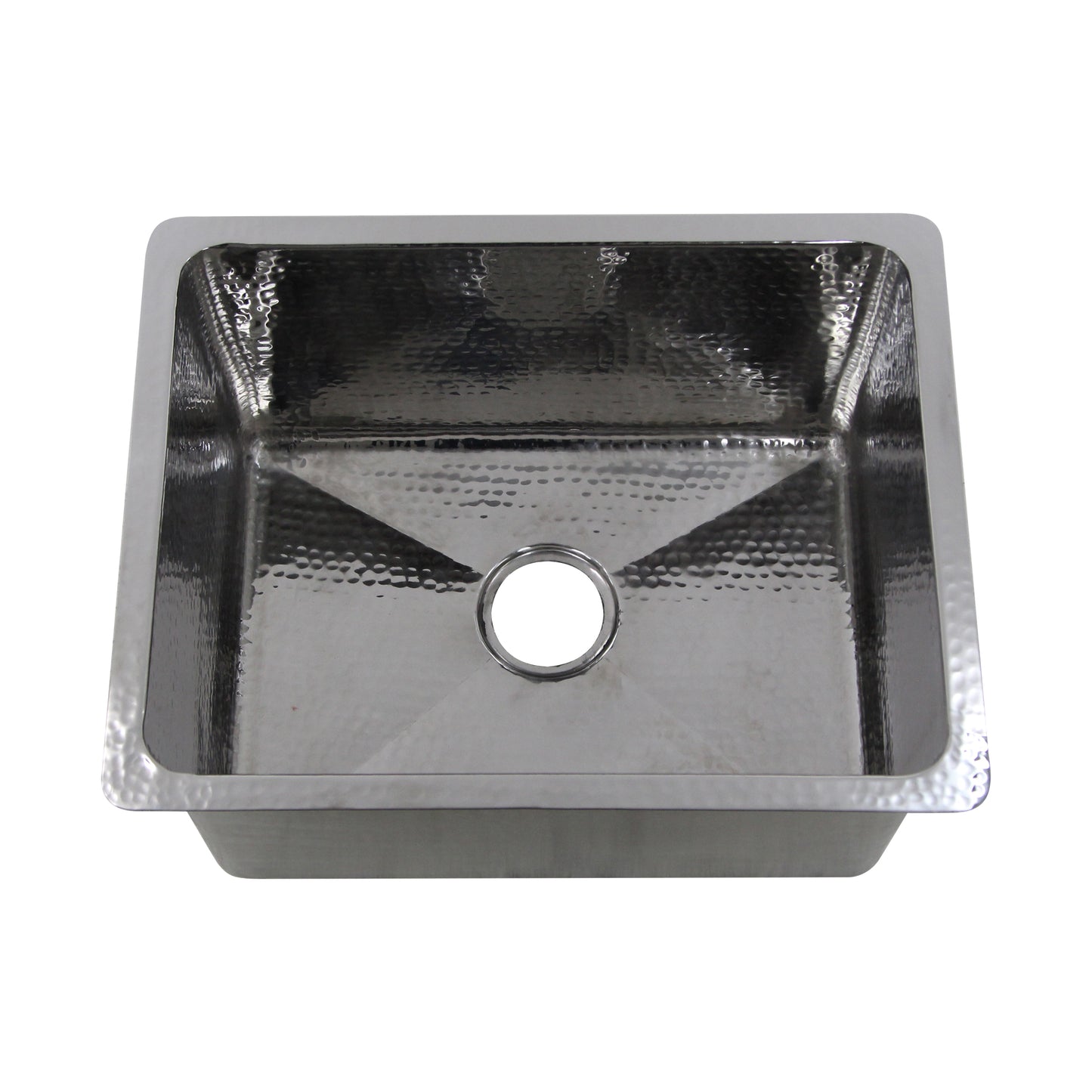 Nantucket Sinks KSSH2318-12 23 Inch Hammered Rectangle Kitchen/Laundry Sink