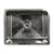 Nantucket Sinks KSSH2318-12 23 Inch Hammered Rectangle Kitchen/Laundry Sink