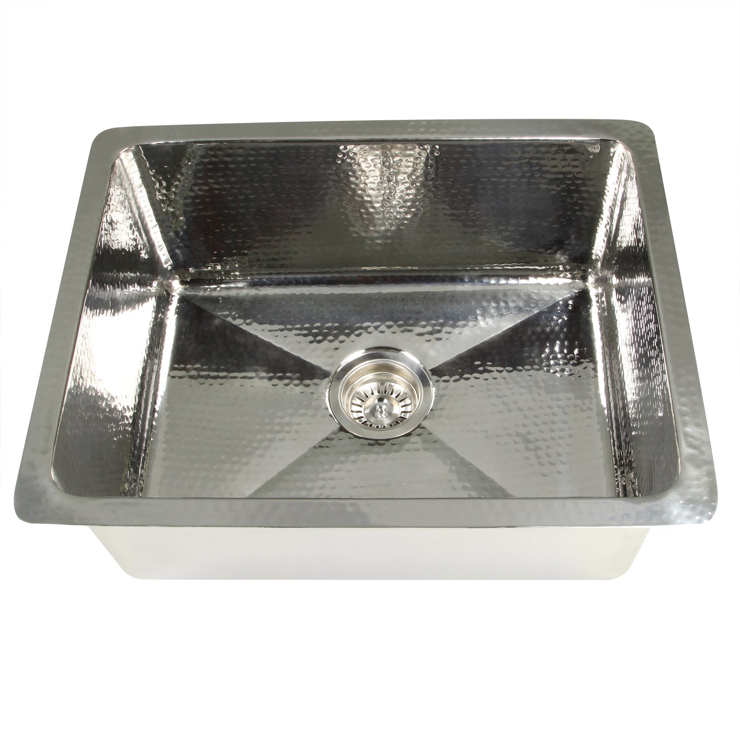 Nantucket Sinks KSSH2318-9 23 Inch Hammered Rectangle Kitchen/Laundry Sink