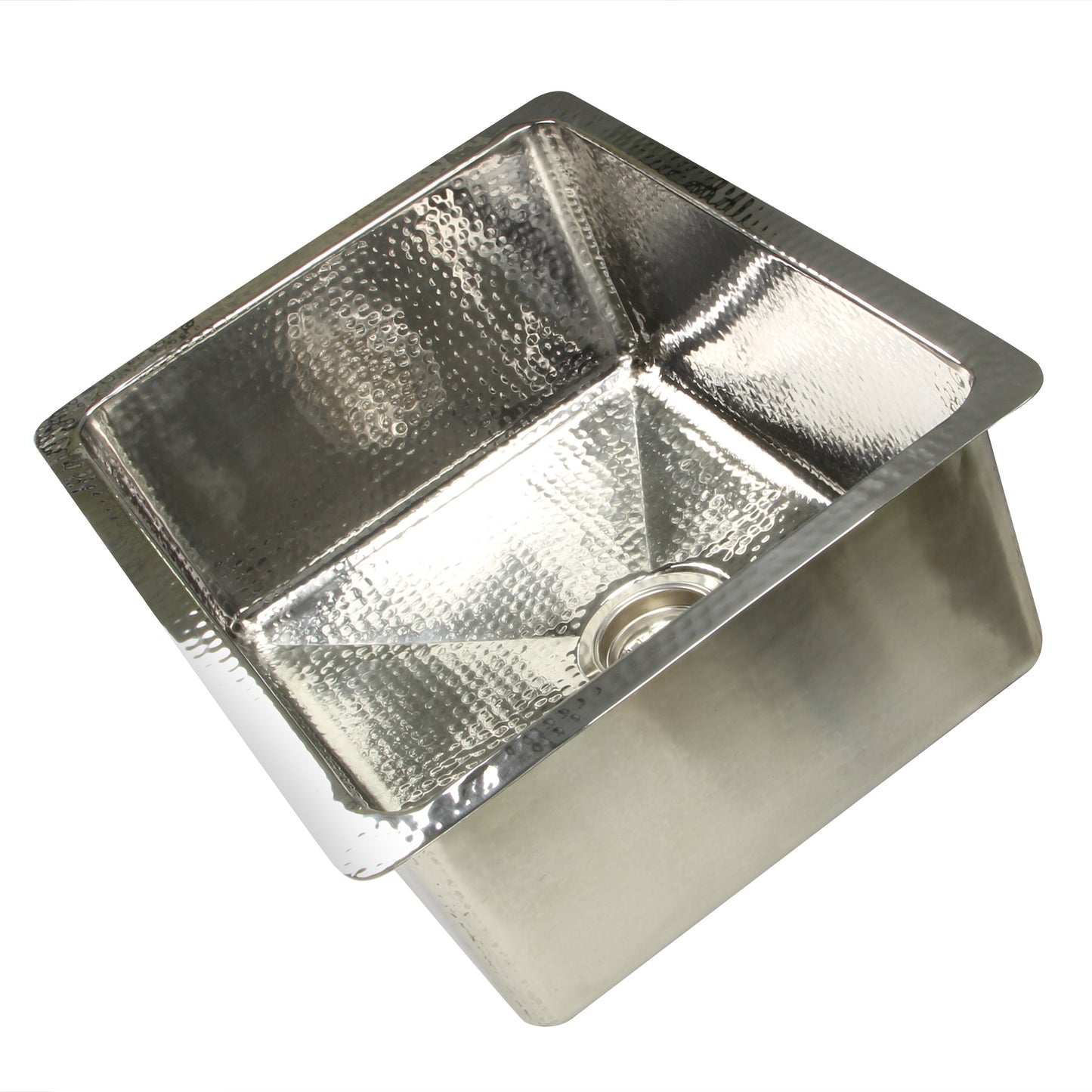 Nantucket Sinks KSSH2318-9 23 Inch Hammered Rectangle Kitchen/Laundry Sink