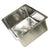 Nantucket Sinks KSSH2318-9 23 Inch Hammered Rectangle Kitchen/Laundry Sink