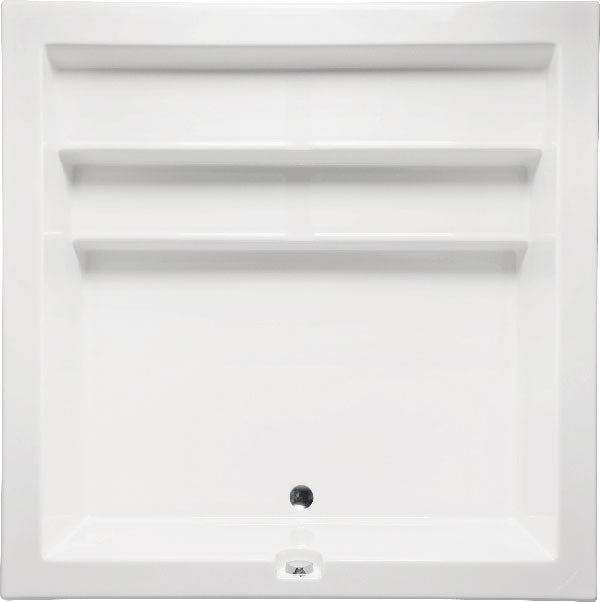 Americh KY6868PA2 Kyoto 68" x 68" Drop In Platinum Combo 2 Tub - Parent