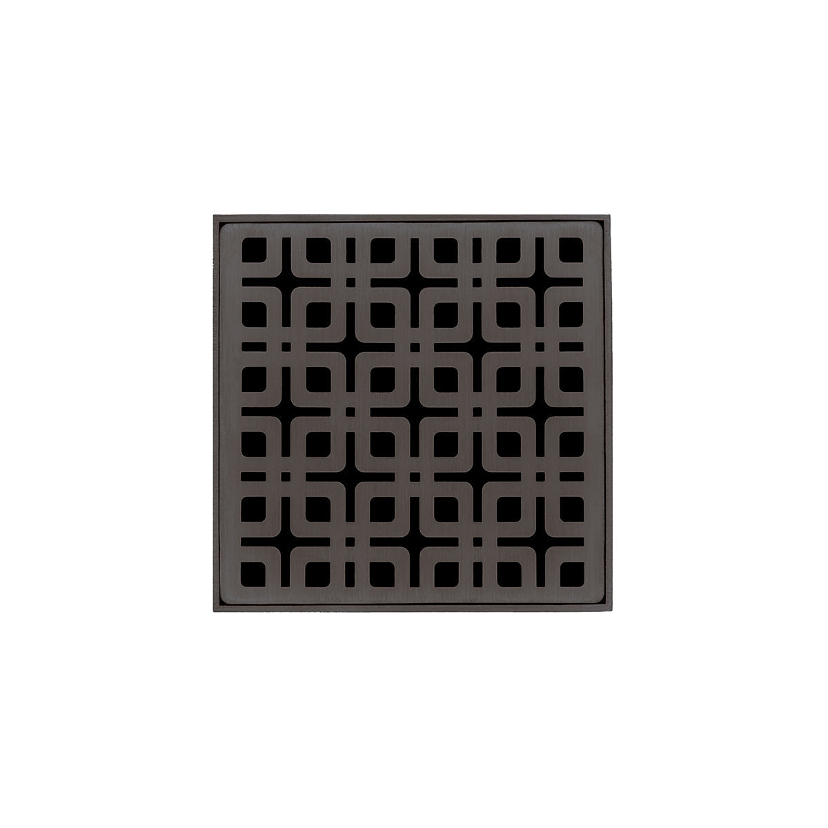 Infinity Drain K 4 4” Strainer - Link Pattern & 2" Throat for K 4, KD 4, KDB 4