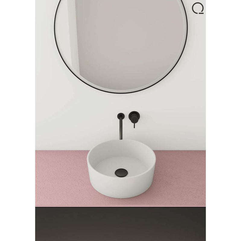 Quare design FO6L Focus sink texture smooth with universal chrome click-clack plug - Parent