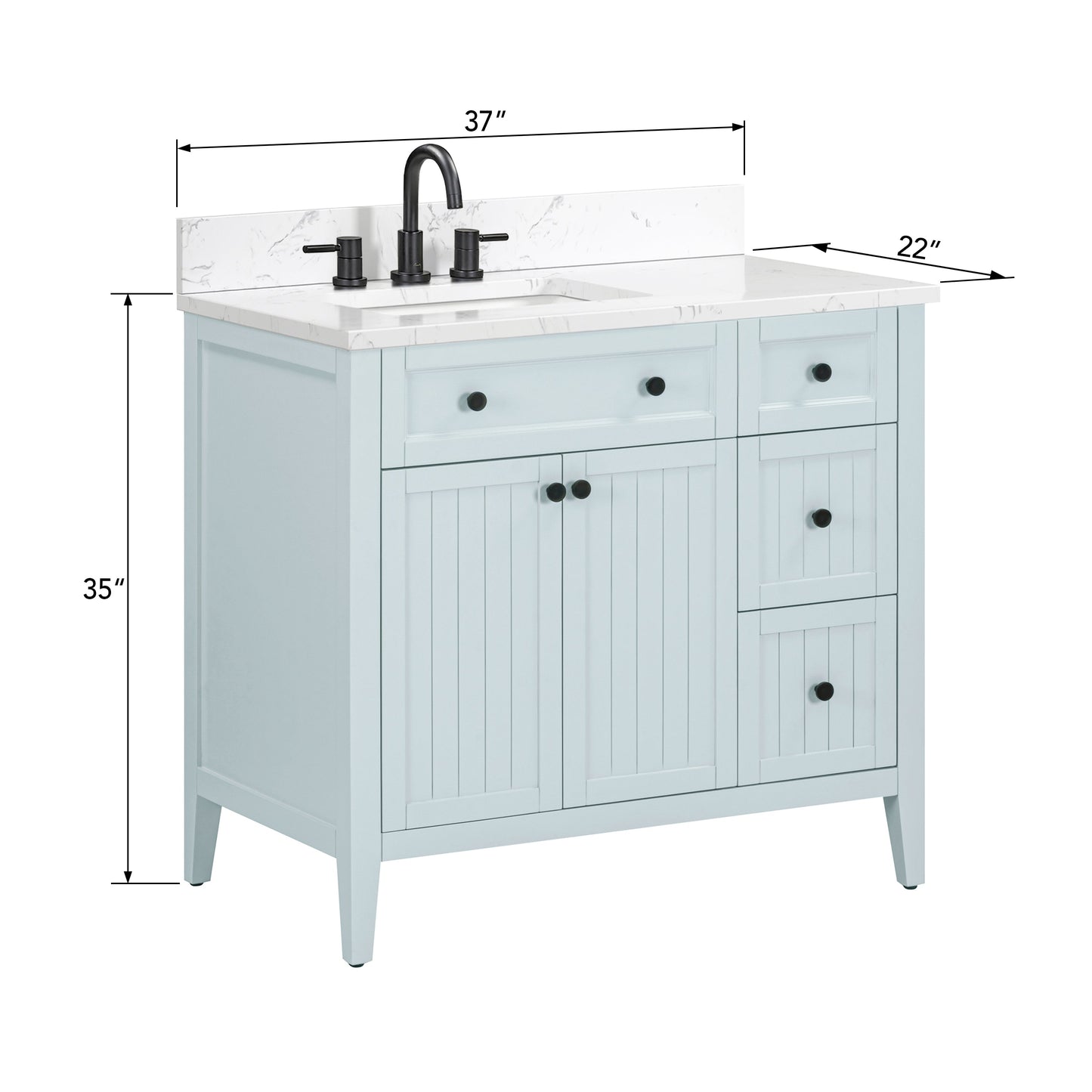 Avanity Layla Single Sink Bathroom Vanity with Top - Parent