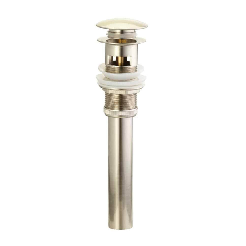 Lenova A-SP-35MFC Mushroom Pop drain with overflow - Polished Chrome