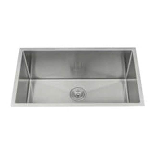 Lenova SS-LA-30 Undermount Single Bowl 23 x 18 x 12 - Brushed Satin