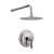 Lenova TPR215 2PC - Shower Set Includes: Shower Head Round 8 Thermostatic/Pressure Valve Trim Kit - Square - Parent