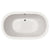 Hydro Systems LIL6642ATO Liliana 66 X 42 Acrylic Soaking Tub