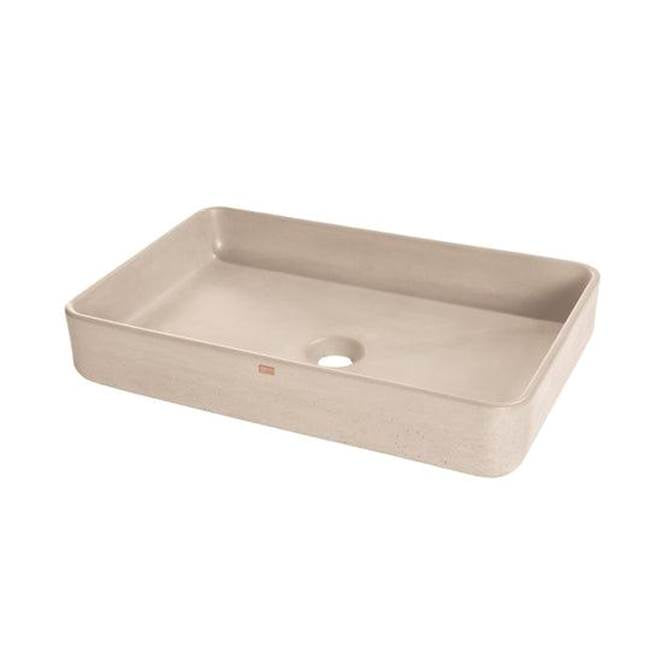 Konkretus Fladd 05 Vessel Bathroom Concret Sink