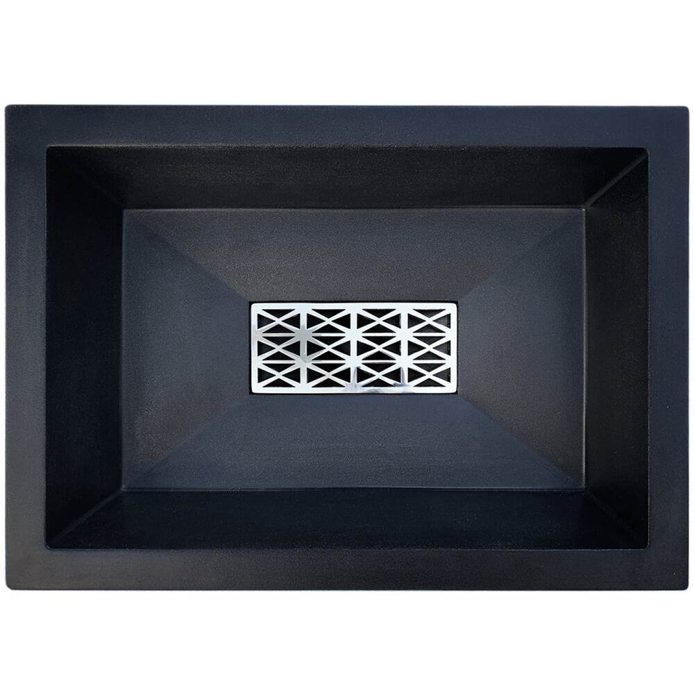 Linkasink AC05UM Oliver Concrete Rectangle Sink With Grate Recess - Parent