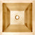 Linkasink BLD114 Coco Square Smooth Builders Series