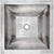 Linkasink BLD115 Coco Square Hammered Builders Series