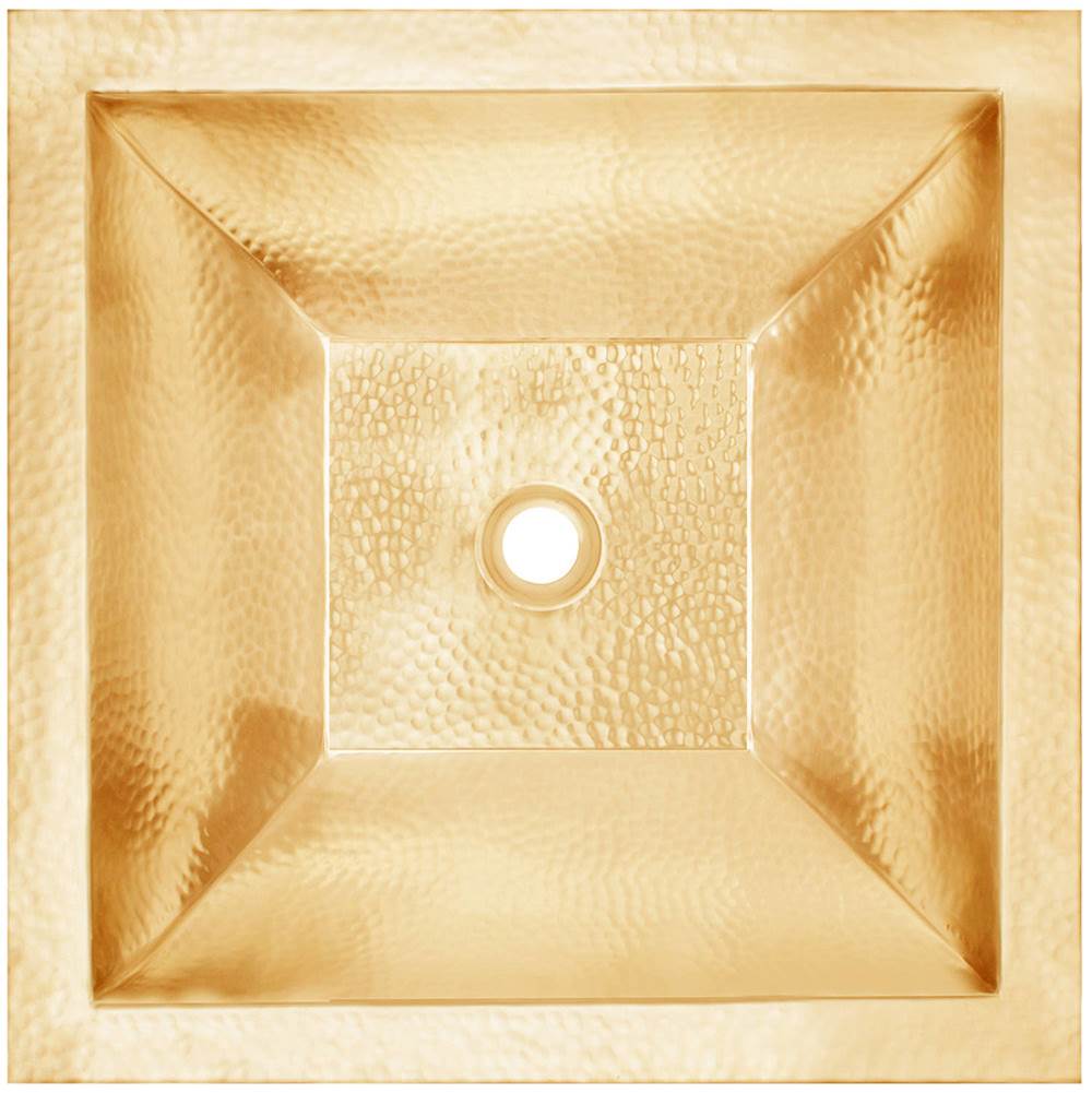 Linkasink BLD115 Coco Square Hammered Builders Series