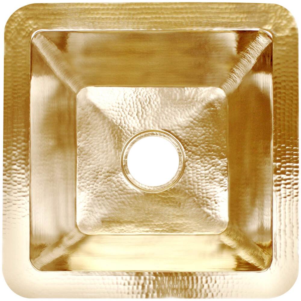 Linkasink C008 Hammered Large Square With 3.5 Drain Opening
