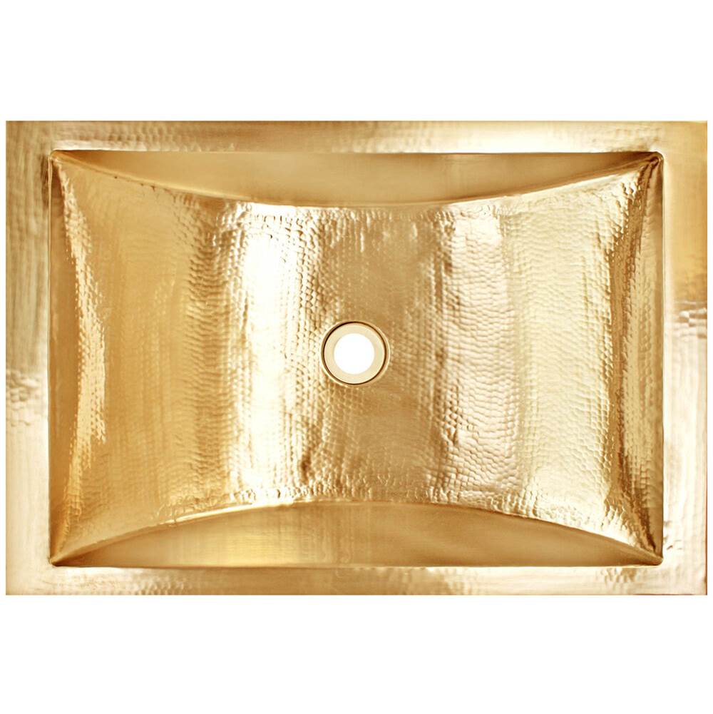 Linkasink C052 Hammered Rectangular Crescent