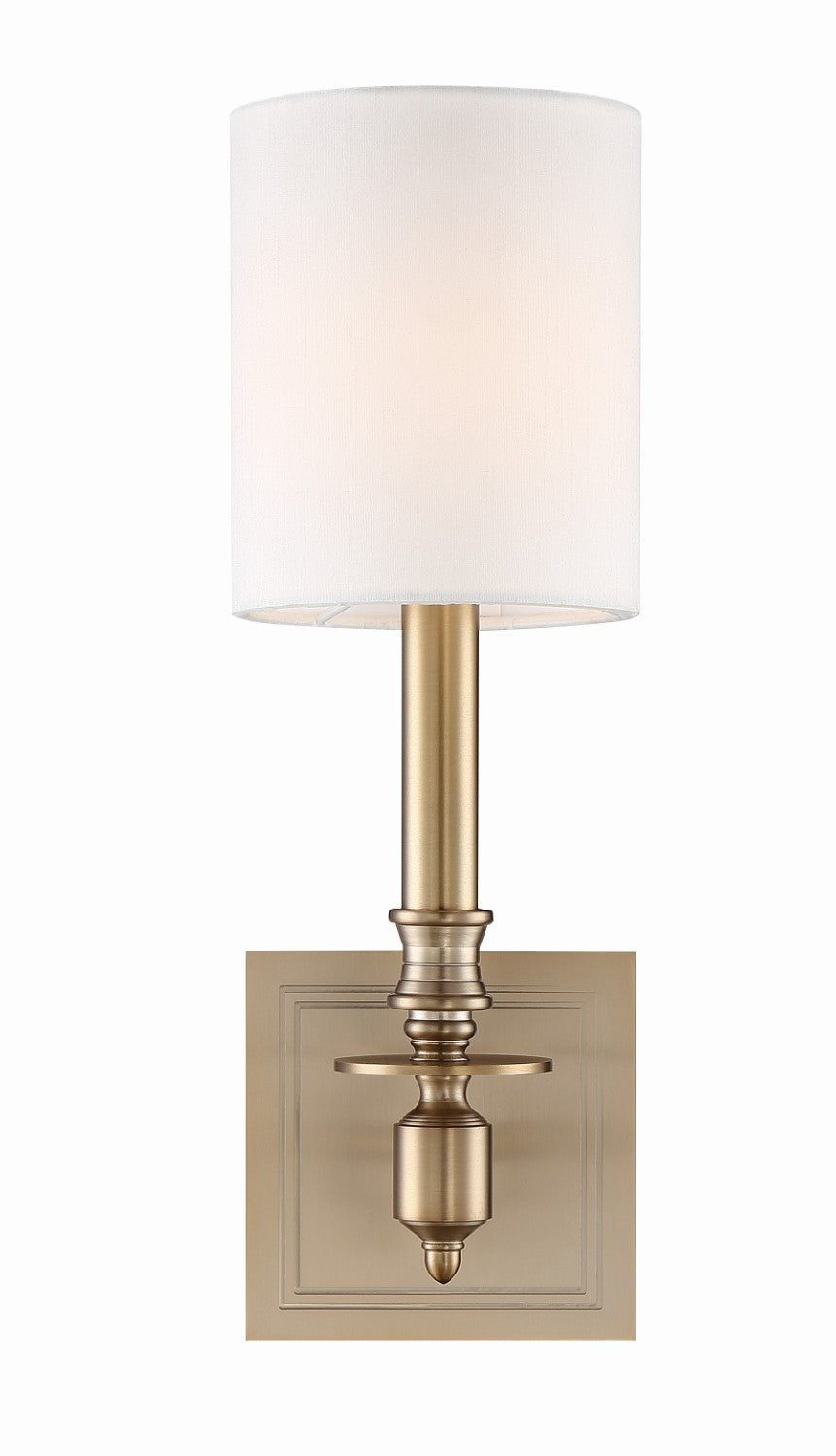 Crystorama LLO-481-AG Lloyd 1 Light Wall Mount - Aged Brass