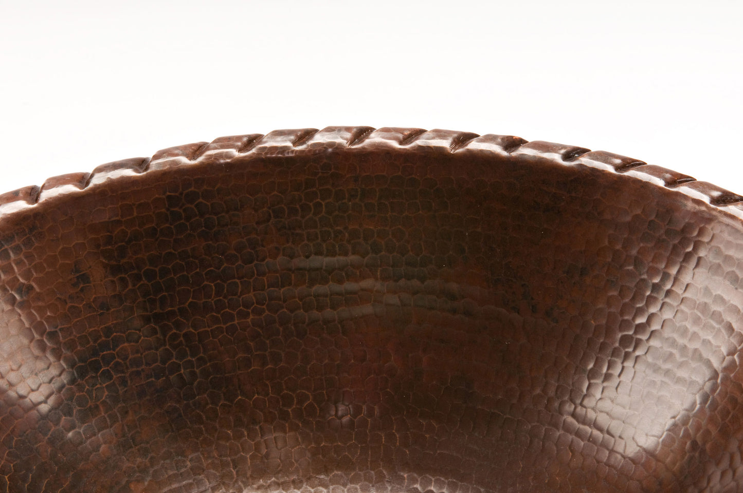 Premier Oval Rim Self Rimming Copper Sink LO19RRDB