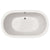 Hydro Systems LOR7444ATO Lorraine 74 X 44 Acrylic Soaking Tub