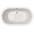 Hydro Systems LOR7444AWP Lorraine 74 X 44 Acrylic Whirlpool Jet Tub System