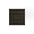 Infinity Drain LQ5-2  5"x5" LQ5 Squares Pattern Strainer-2" Throat