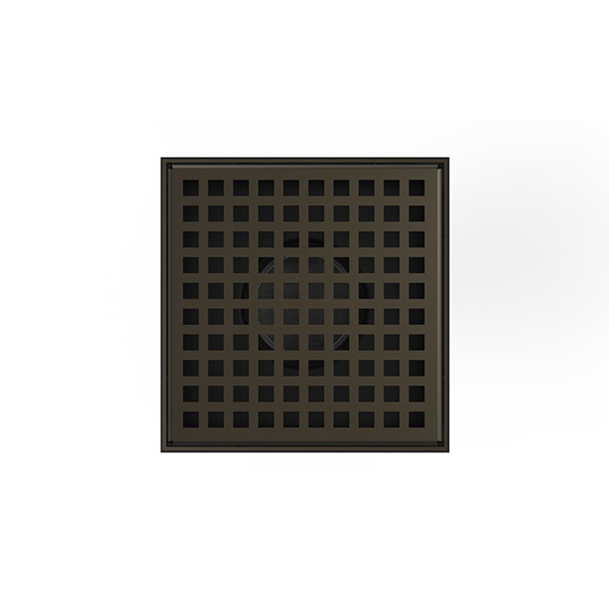 Infinity Drain LQD5-2I  5" x 5" LQD 5 Squares Pattern Complete Kit  with Cast Iron Drain Body, 2" Threaded Outlet