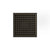 Infinity Drain LQD5-2I  5" x 5" LQD 5 Squares Pattern Complete Kit  with Cast Iron Drain Body, 2" Threaded Outlet