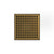Infinity Drain LQD5 BA  5" x 5" LQD 5 Squares Pattern Complete Kit  with ABS Bonded Flange, 2", 3" and 4" Outlet