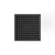 Infinity Drain LQD5 BP  5" x 5" LQD 5 Squares Pattern Complete Kit  with PVC Bonded Flange, 2", 3" and 4" Outlet