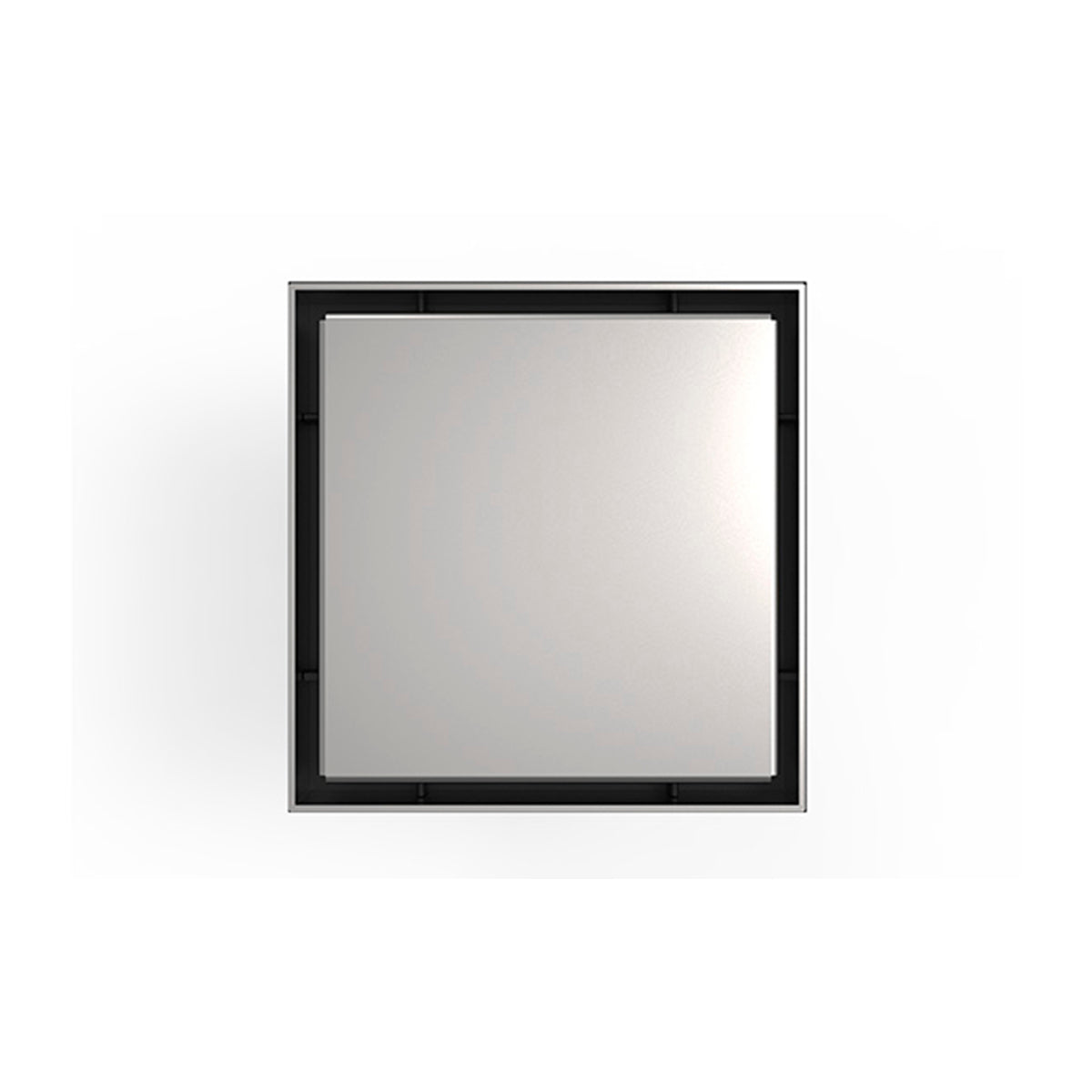 Infinity Drain LSD5-2P  5" x 5" LSD 5 Solid Style Complete Kit  with PVC Drain Body, 2" Outlet