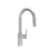 Riobel LT211 Lateral Pull-Down Touchless Kitchen Faucet With C-Spout