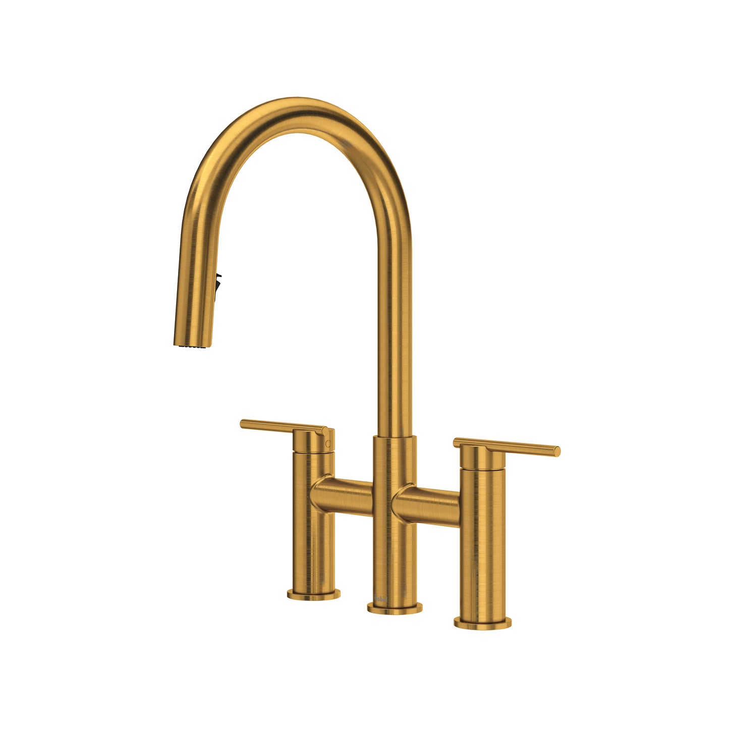 Riobel LT400 Lateral Bridge Pull-Down Kitchen Faucet With C-Spout - Parent