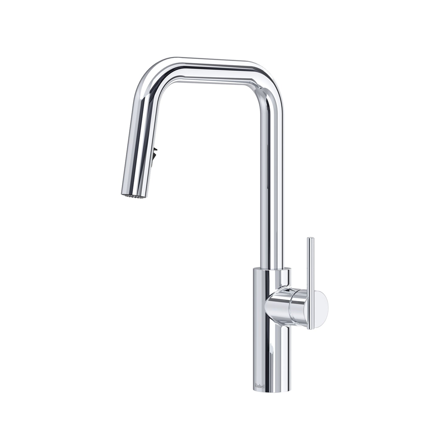 Riobel LTSQ201 Lateral Pull-Down Kitchen Faucet With U-Spout