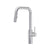 Riobel LTSQ201 Lateral Pull-Down Kitchen Faucet With U-Spout