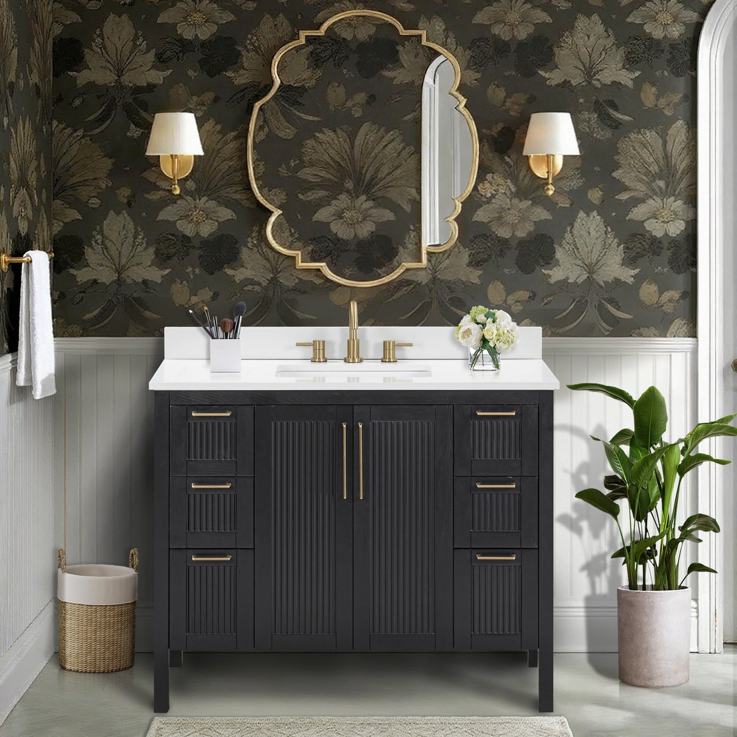 Avanity Luka Single Sink Bathroom Vanity with Top