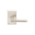 Emtek C5205NW Concealed , Privacy , Arts and Crafts Rectangular Rosette , Norwich Knob