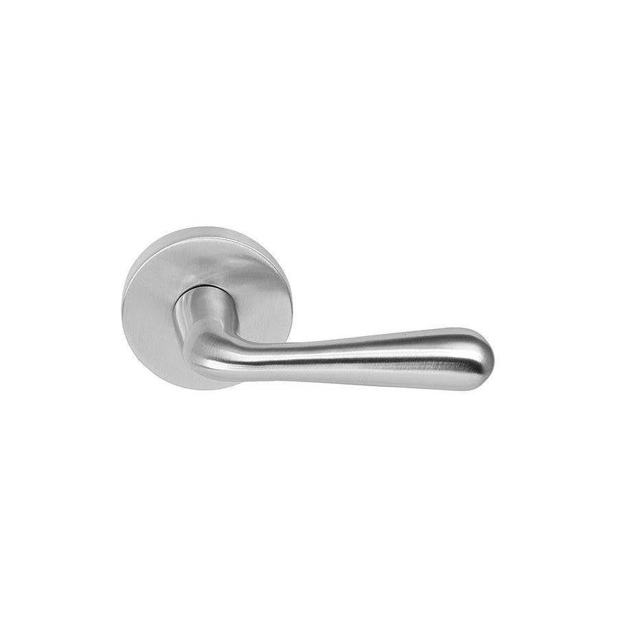 Emtek 5209BALH Privacy , Disk Rosette , Basel Lever , LH - Parent