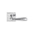 Emtek C5210BA Concealed , Privacy , Square Rosette , Basel Lever - Parent