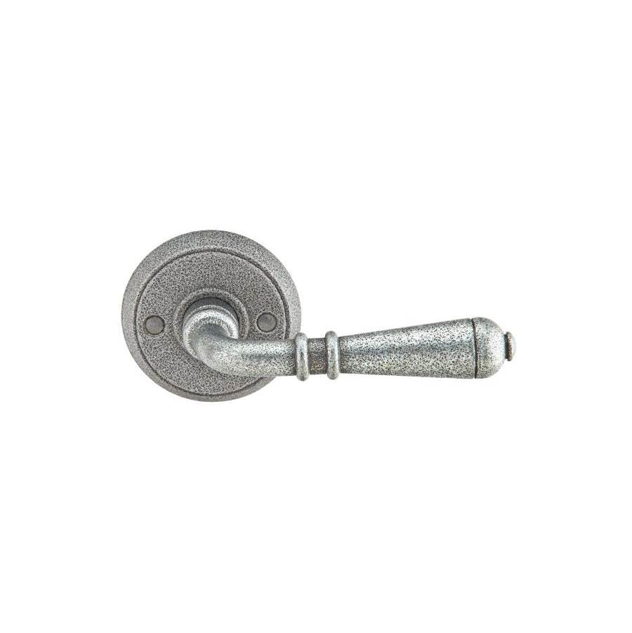 Emtek 7102NLH Passage , Wrought Steel No.2 Rosette , Normandy Lever , LH - Parent