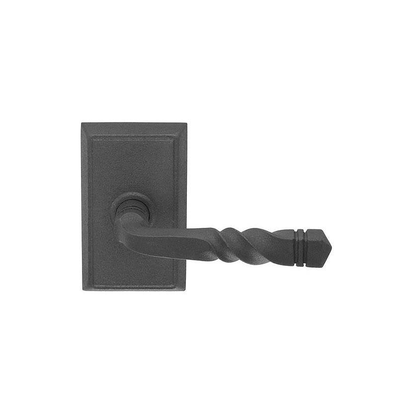 Emtek 7053SC Dummy , Wrought Steel No.3 Rosette , San Carlos Lever - Parent