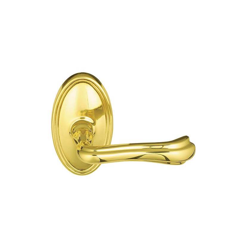 Emtek 8220WMRH Privacy , Oval Rosette , Wembley Lever , RH - Parent