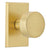 Emtek 5052ROU Dummy , Modern Rectangular Rosette , Round Knob - Parent