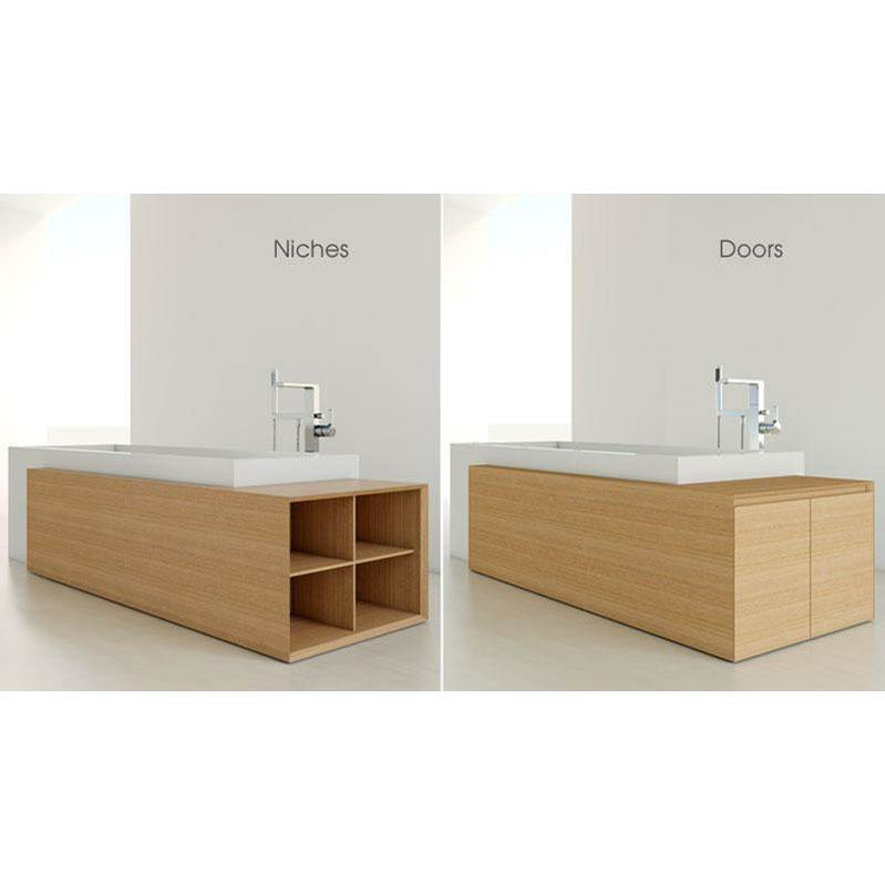 Wet Style MCF60NR Furniture M - Storage Cube Bath With 4 Niches - Right - Parent