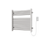 Artos M06875P Denby Towel Warmer 27" x 30" Plug-In